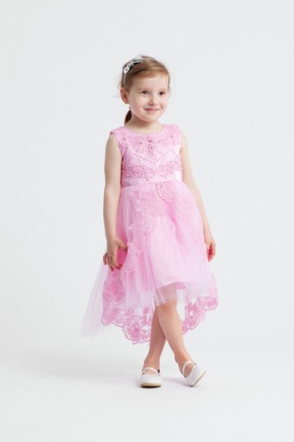 Girl dress Fiabienne in pink