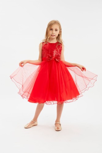 Girl dress Bianka red