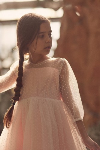 Girl dress Gisele pink