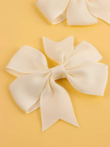 Girls hairpins bows golden