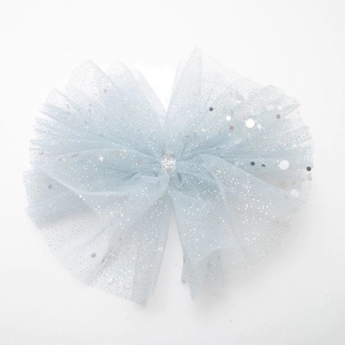 Girl hairpin tulle blue