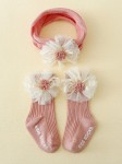 Baby socks, anti-slip socks, Elegant Rose Socks, headbands, baby accessories, Ireland, mothers, daughters, 0-18 months, safety, style