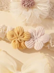 Beige Bliss Headbands, girls' accessory, comfort, sophisticated beige, distinctive style, high-quality lace, daily wear