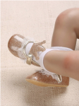 Golden baby shoes, baby footwear, crown adorned shoes, first step shoes, soft sole baby shoes, baby shoe sizes, elegant baby shoes, baby shoe design, baby shoe material