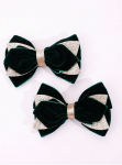 velvet hair bows, girls hair accessories, emerald hair clip, elegant hair clips, children's hair accessories, luxury hair bows, hair clips for girls, special occasion hair accessories, gift for girls, Irish kids fashion