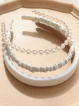 pearl headbands for girls, children's elegant headbands, cream headbands, girls' accessories, formal headwear for kids, Irish girl headbands, special occasion headbands, wedding headbands for girls, communion accessories, birthday headbands