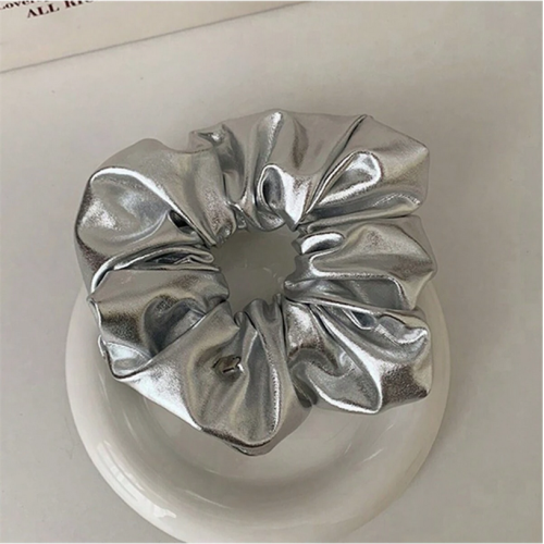Silver Sparkle Girls' Scrunchie