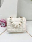 Pearl Charm Handbag, Girls Fashion Ireland, Elegant Kids Accessories, Princess Handbag, Quilted Handbag for Girls, Safe Kids Handbag, Ceremonial Handbag, Daily Kids Fashion, Irish Girls Accessories, Elegant Girls Outfits