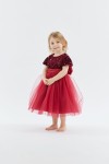 Elisa Dress Ireland, Children's Formal Wear, Girls Sequin Dress, Burgundy Princess Dress, Special Occasion Kids Clothes, High-Quality Girls Dress, Adjustable Kids Dress, Birthday Party Dress, Wedding Dress for Girls