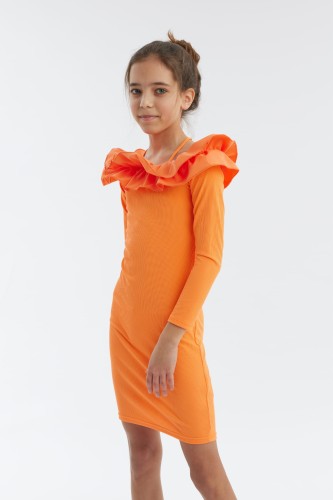orange dresses ireland Orange & Burnt Orange Bridesmaid Dresses