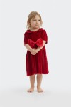 girls dresses, Raisa dress, red dress, velvet-tulle dress, ceremonies, balls, weddings, birthdays, baptisms, everyday wear