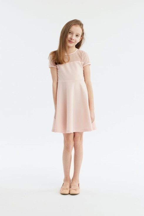 girls' occasion dress, pink dress for girls, Elly dress, children's formal wear, elegant girls' clothing, special occasion dress Ireland