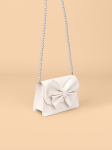 girl's handbag, white handbag, elegant handbag, bow handbag, pearl strap handbag, girl's accessory, special occasion bag, Irish fashion, handbag for girls, communion bag