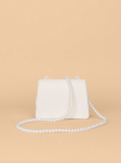 girl's handbag, white handbag, elegant handbag, bow handbag, pearl strap handbag, girl's accessory, special occasion bag, Irish fashion, handbag for girls, communion bag