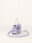 lavender handbag for girls, girls' bow handbag, elegant girls' bag, children's fashion accessory, special occasion handbag, girls' lavender purse, Irish fashion for kids