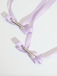 lavender hair clips, bow hair clips for girls, satin hair accessories, girls' hair bows, elegant hair clips, children's hair accessories, hair clips for special occasions, girls' hair accessories Ireland