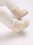 baby booties, insulated baby shoes, cozy baby footwear, warm baby booties, beige baby shoes, baby winter boots, soft baby shoes, baby booties Ireland