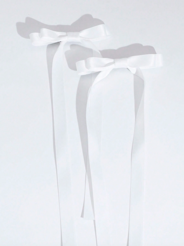 Elegant Satin Bow Hair Clips for Girls