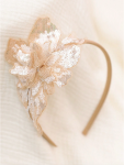 girls headband, floral headband, gold headband, girls accessories, sparkle headband, girls hair accessories, Irish headbands, kids special occasion headband, lightweight headband