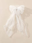 hair clip for girls, tulle bow hair accessory, First Communion hair clip, elegant hair bow Ireland, girls’ hair accessories, wedding hair clip, party hair bow, lightweight hair clip for girls, special occasion hair accessory