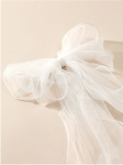 hair clip for girls, tulle bow hair accessory, First Communion hair clip, elegant hair bow Ireland, girls’ hair accessories, wedding hair clip, party hair bow, lightweight hair clip for girls, special occasion hair accessory