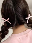 satin bow hair clips, girls’ hair accessories, elegant hair clips for girls, Holy Communion hair clips, wedding hair accessories, party hair bows, girls’ satin bows, stylish hair clips Ireland, special occasion hair accessories