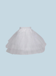 Close-up of premium tulle layers in girls’ petticoat for Communion