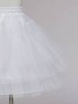 Girl in tulle petticoat at First Holy Communion in Dublin
