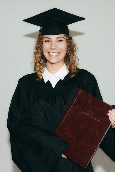 Child in Heritage Scholar Graduation Gown with Tassel Cap – Irish Ceremony