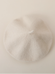 Side profile fit of beige beret ages 3–12 51–56 cm