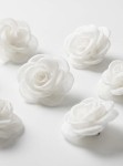 cream flower hair clips, organza hair accessories, communion hair clips, flower girl accessories, girls hair clips ireland, wedding hair accessories kids