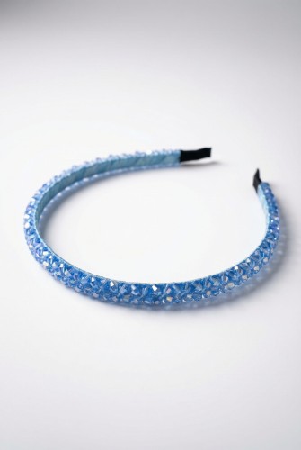 Girl’s Hairband with Crystals – Blue