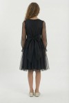 black tulle dress styling, Holly complete look, girls party outfit, confirmation dress