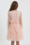 apricot tulle dress additional, Holly rose ZOYA Fashion Ireland, girls elegant wear, festive dress