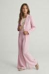 girls Emi set pink top detail, formal kids 9-14 years, pink elegant set teen
