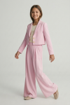 girls Emi set pink styling, occasion outfit pink, formal wear with accessories