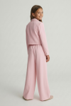 girls Emi set pink trouser detail, occasion wear cut, formal pink teen