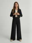 girls Emi set black top detail, formal set 9-14 years, black elegant kids