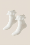 white kids socks detail, occasion socks girl, communion white kids