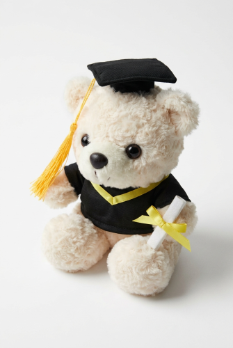 Graduation Keepsake Teddy Bear with Cap & Gown