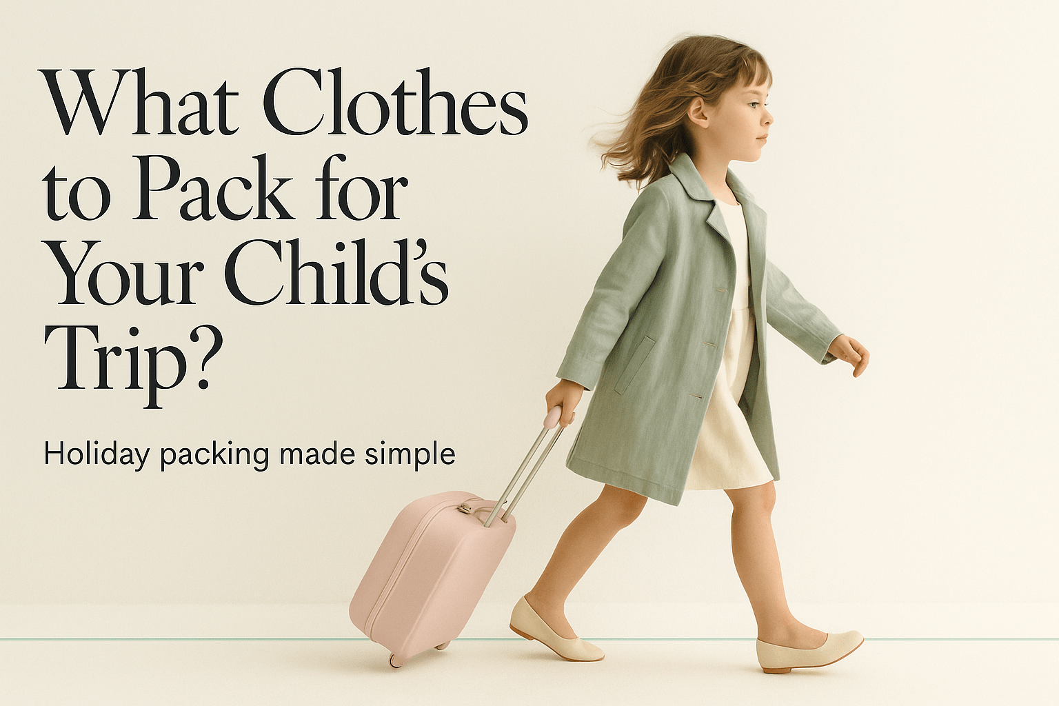 What to Pack for a Child’s Holiday: Smart Travel Clothes Tips
