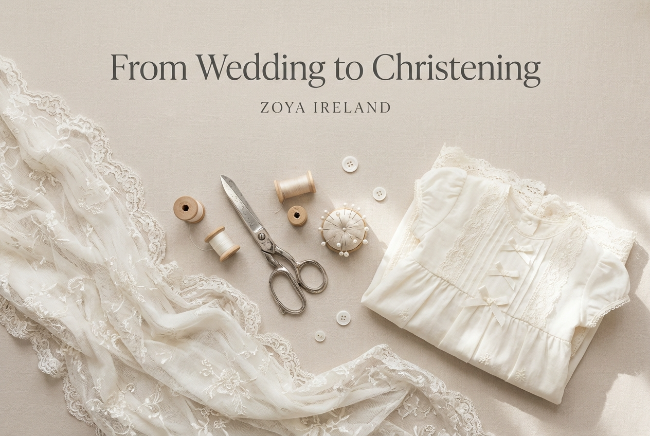 Repurposing a wedding dress into a baby's Christening gown: a DIY guide and practical advice